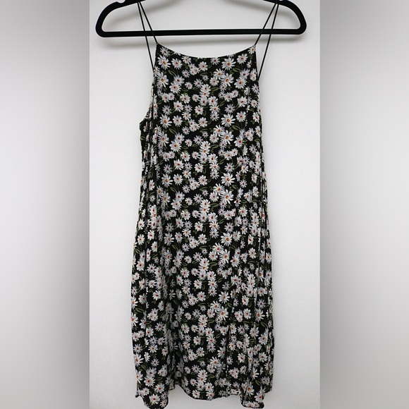 Aqua Floral Dress-Size Medium - Picture 2 of 4